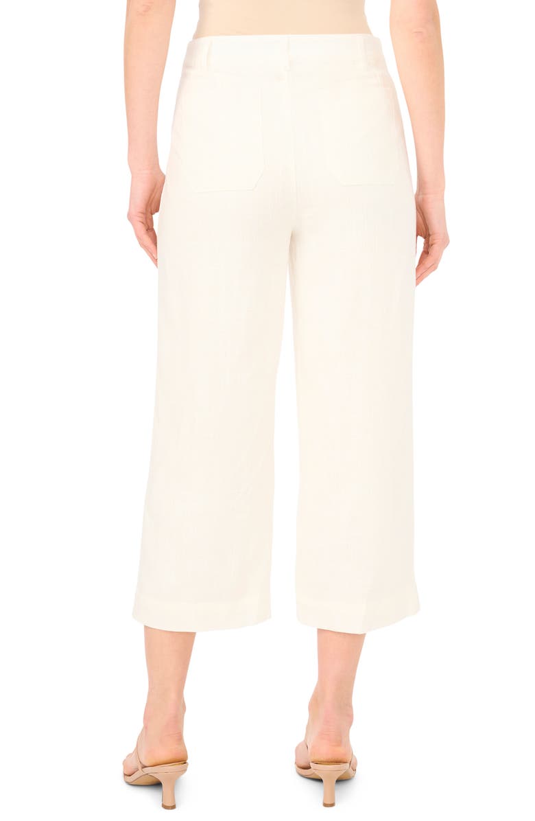 Vince Camuto Double Pocket Wide Leg Pants, Alternate, color, New Ivory