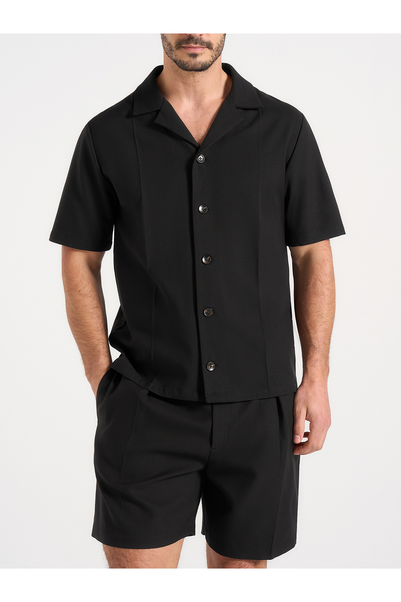 Felix Tailored Shirt, Alternate, color, Black