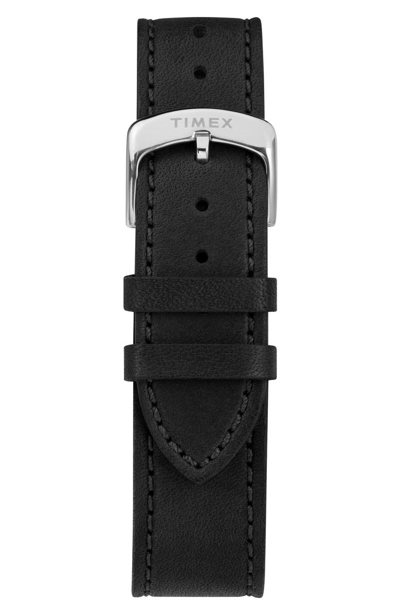 Timex<sup>®</sup> American Documentation Leather Strap Watch, 41mm, Alternate, color,
