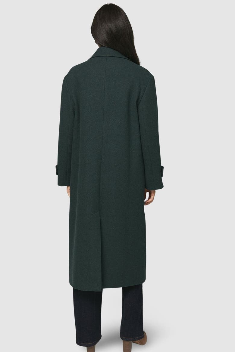 Double Breasted Car Coat, Alternate, color, Green