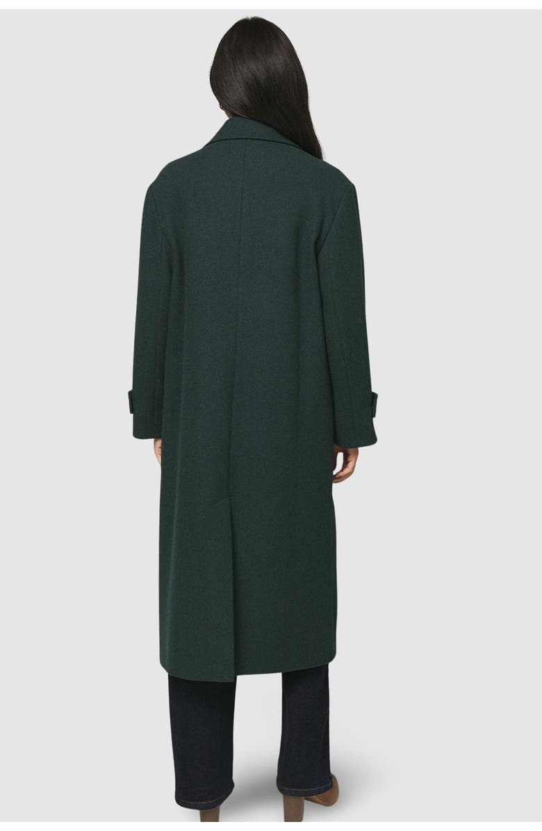 Wallis Double Breasted Car Coat, Alternate, color, Green