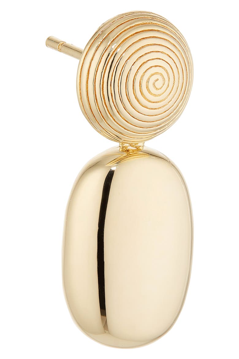 The Carla Drop Earrings, Alternate, color, GOLD