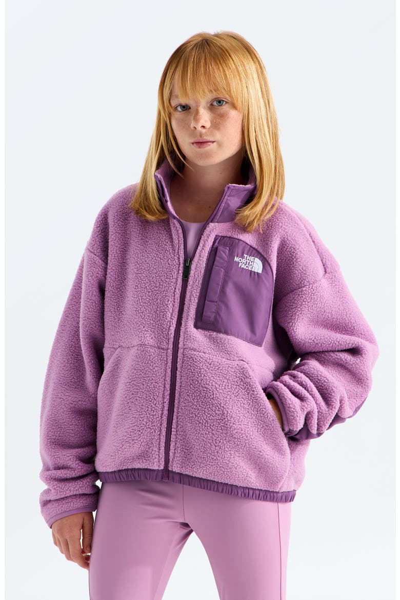 Kids' Yumiori Off Peak Fleece Jacket, Main, color, HUSHED LAVENDER CHRO