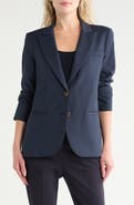 TWP Peak Lapel Stretch Wool Blazer