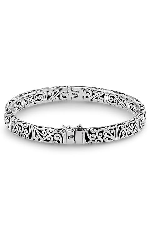 Scrollwork Hinge Bangle