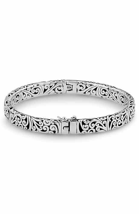 Scrollwork Hinge Bangle