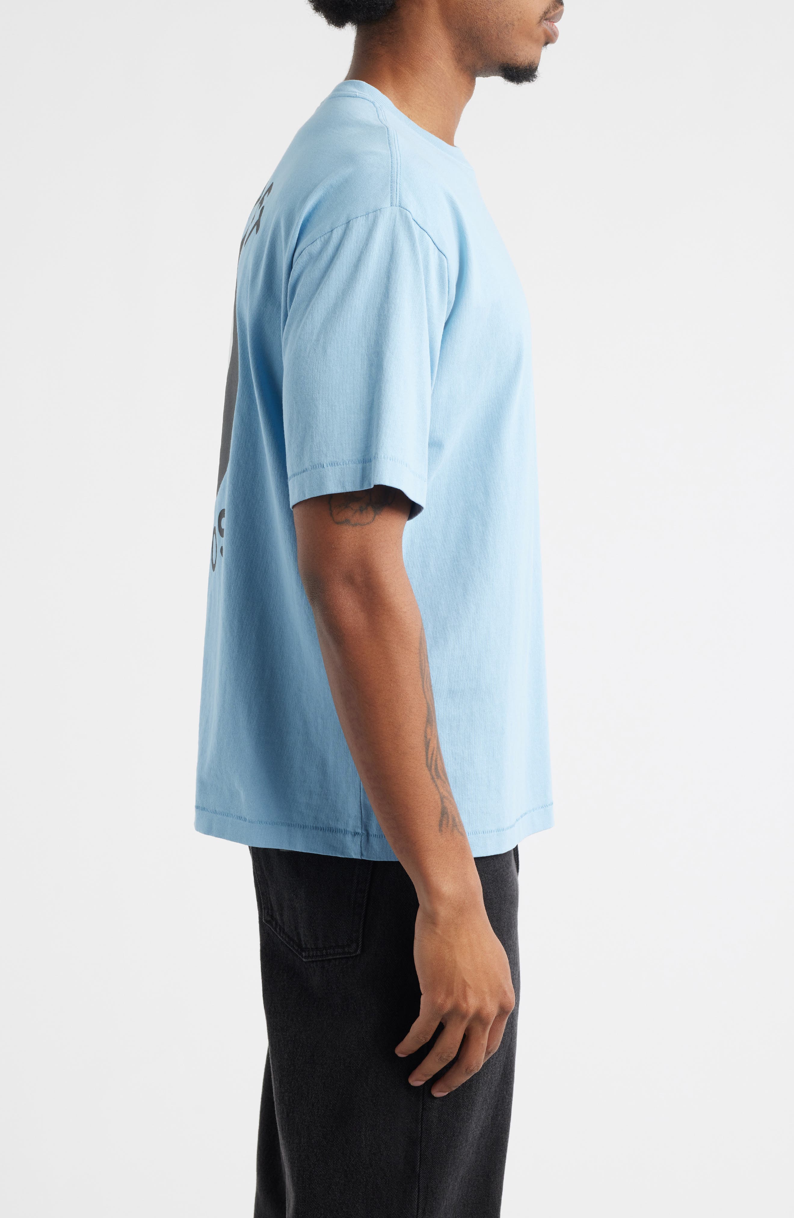水色 Tシャツ SHUGAKUSHA HAMAMATSU Eight Ball Graphic T-Shirt (Men) | Nordstrom