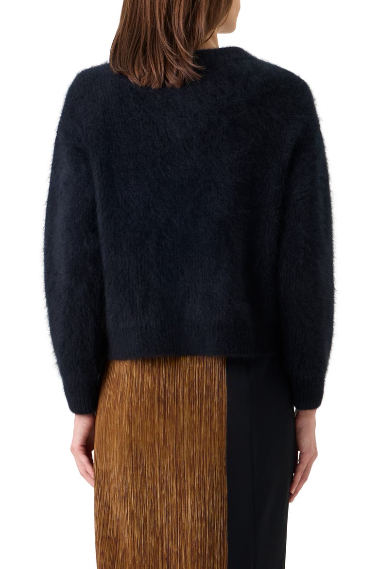 Oro Cloud Cashmere Sweater, Alternate, color, BLACK-VICUNA