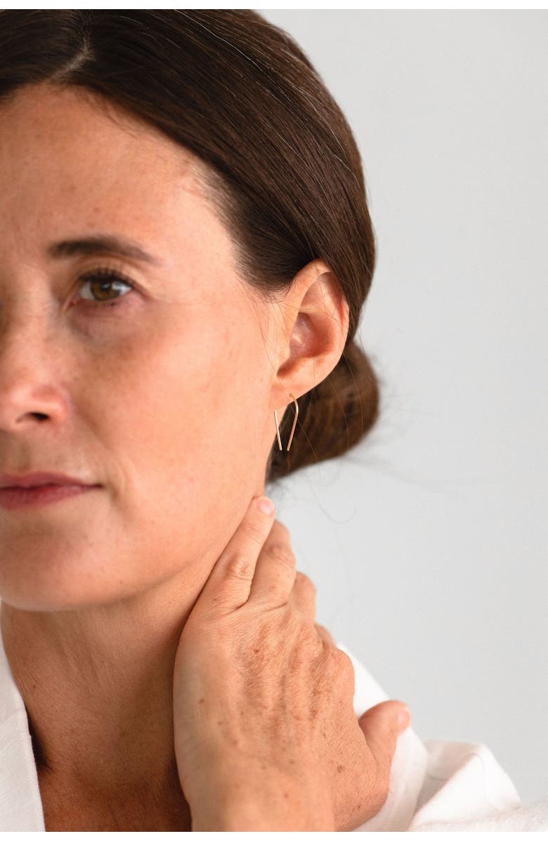 Sheena Marshall Jewelry Palmer Arch Threader Earrings, Alternate, color, 14K Gold Fill