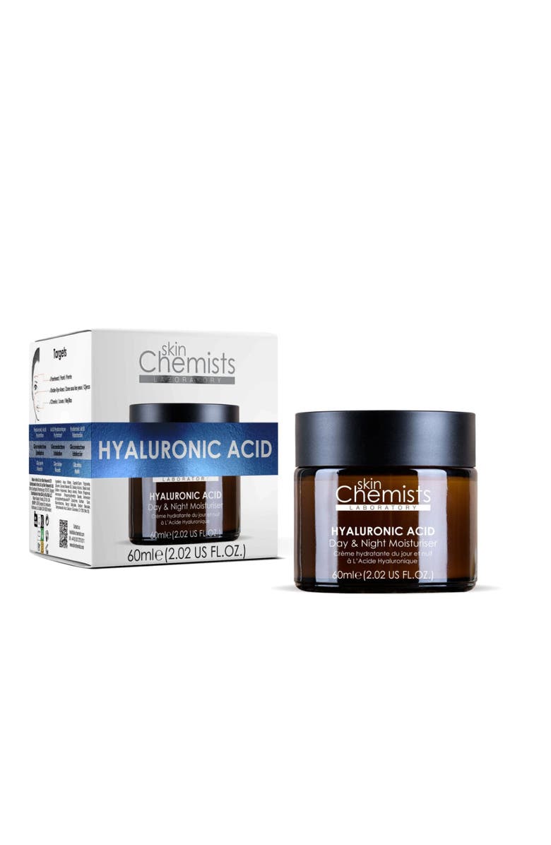 SKINCHEMISTS Hyaluronic Acid Day Moisturiser 60ml, Main, color, White