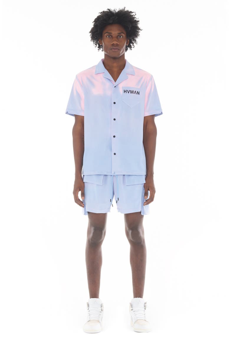 Heat Sensitive Camp Shirt, Alternate, color, SKY