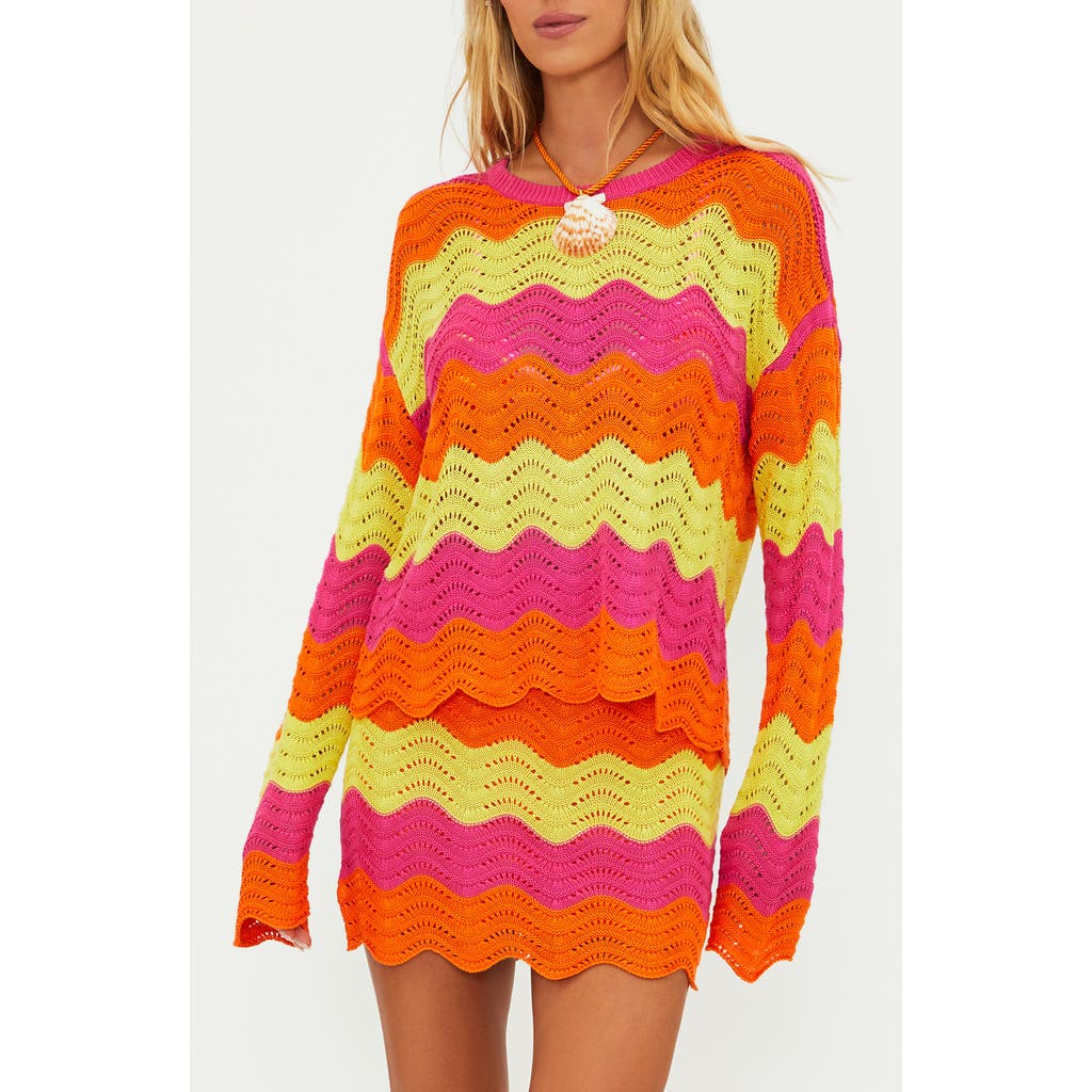 Beach Riot Beach Cover-Up Sweater in Soleil Wave  product