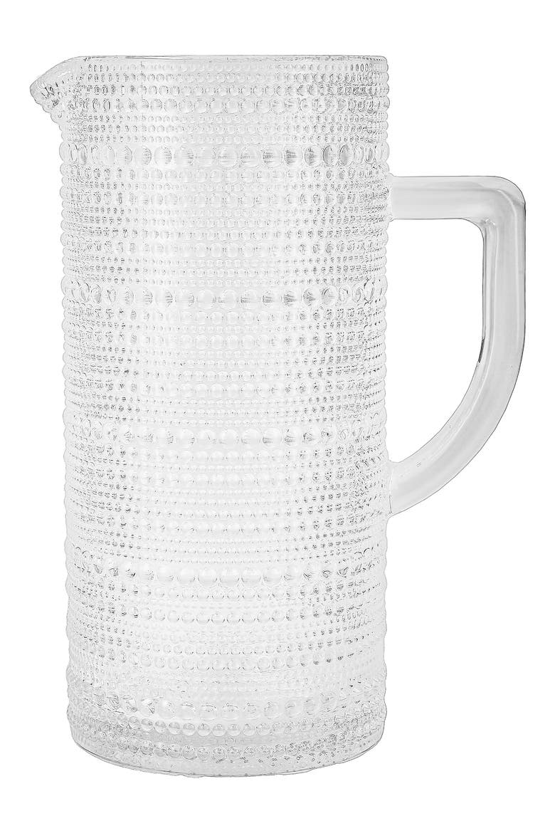 Jupiter Glass Pitcher, Main, color, CLEAR