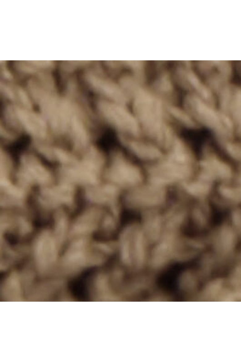 Open-knit Neck Scarf, Alternate, color, KHAKI