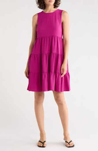 Commuter Sleeveless Swing Minidress