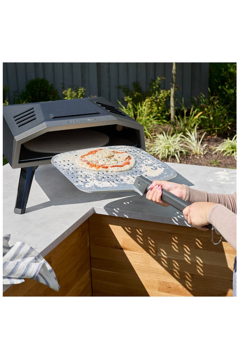 BBQ Stainless Steel Pizza Peel with Detachable Handle, Alternate, color, STAINLESS STEEL