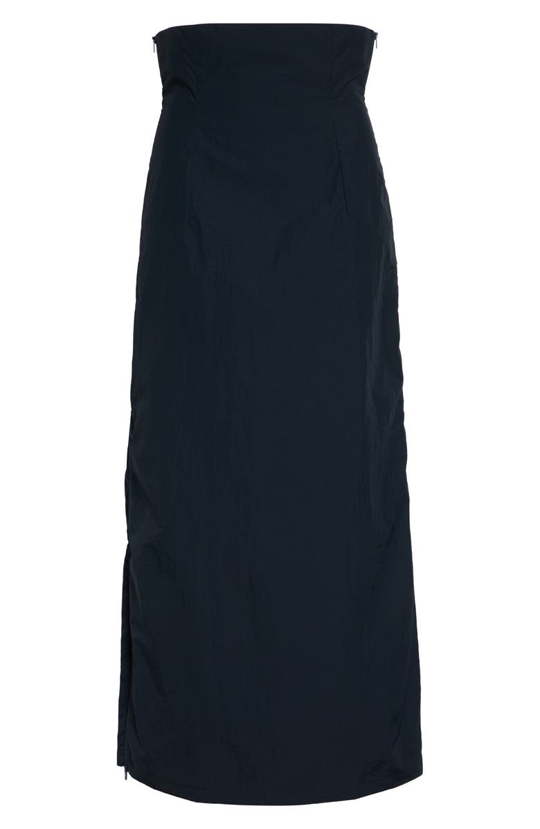 Paloma Wool Fosca Adjustable Recycled Nylon & Organic Cotton Skirt, Main, color, Navy