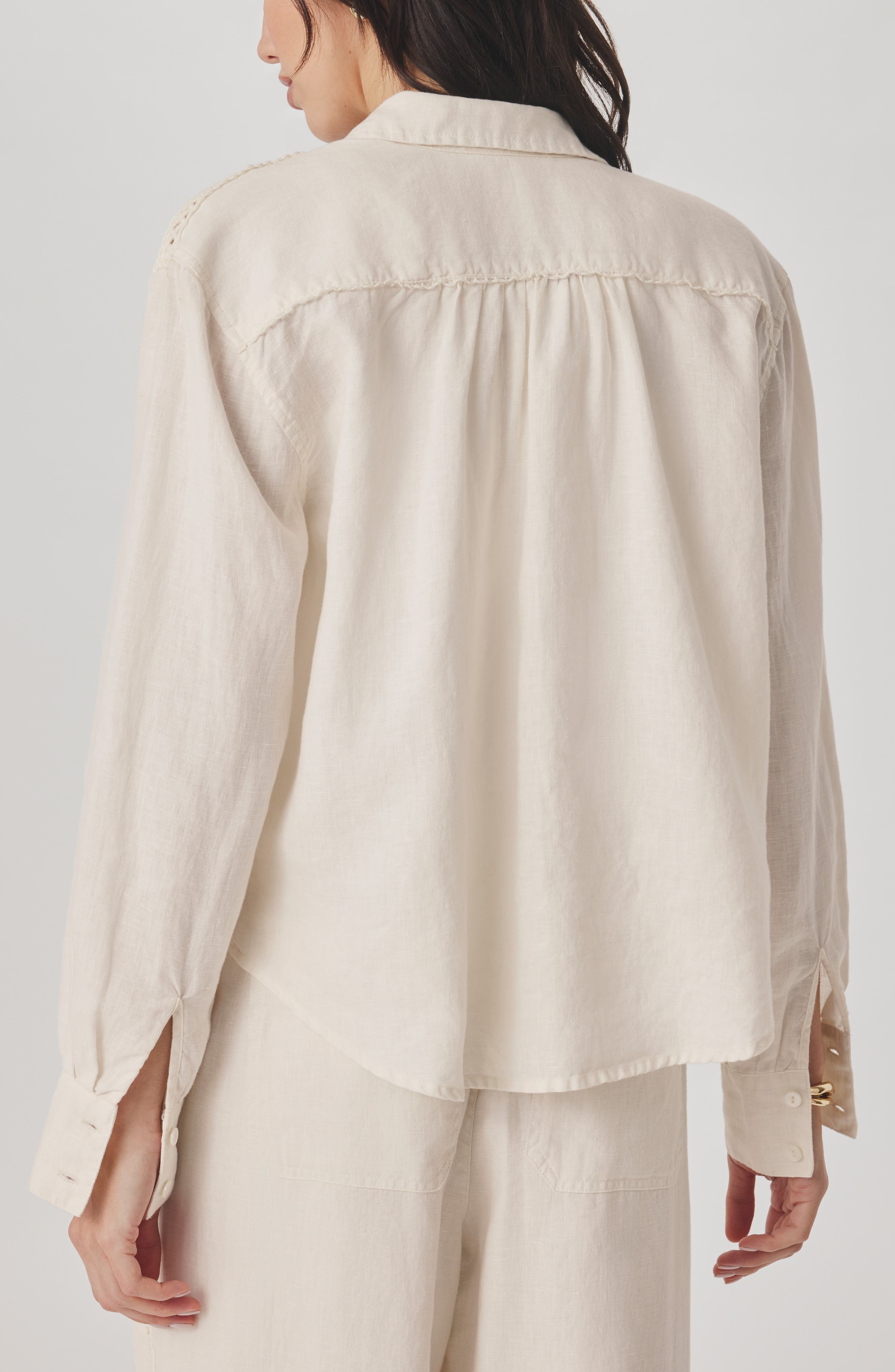 Stella Linen Button Down Shirt - image 2