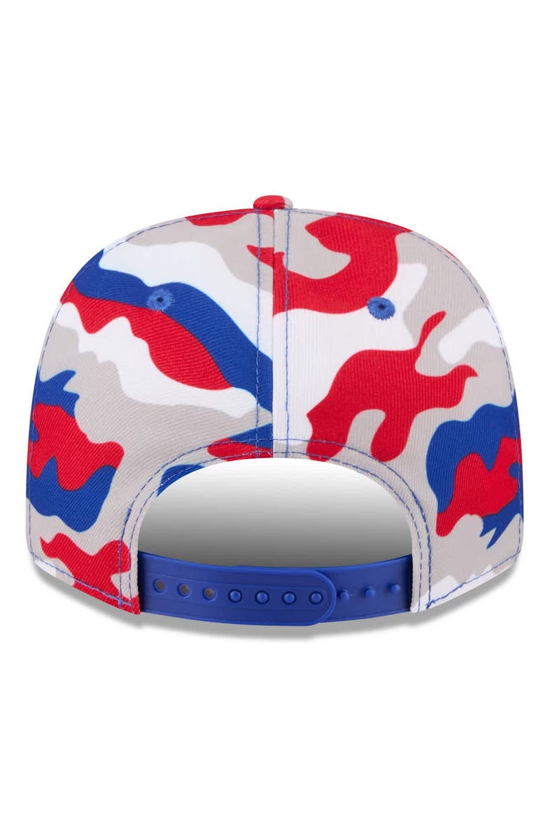New Era Men's New Era White Chase Elliott Patriotic Camo 9SEVENTY Stretch-Snap Hat, Alternate, color, White