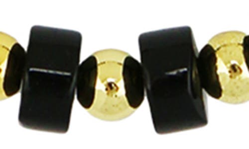 Rebl Black Agate Bracelet