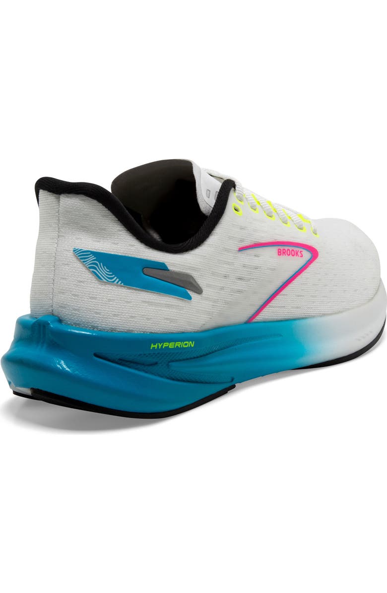 Brooks Hyperion Running Shoe, Alternate, color, White/Blue/Pink