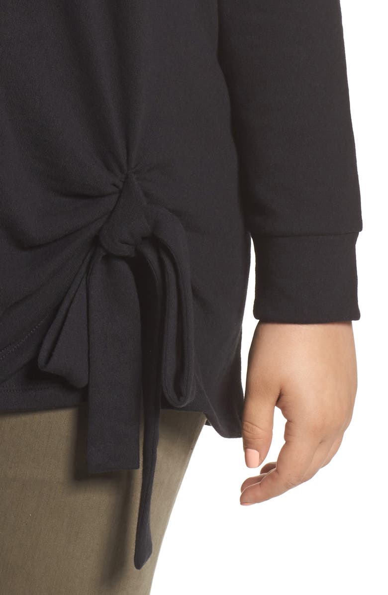 Caslon<sup>®</sup> Tie Knot Sweatshirt, Alternate, color,