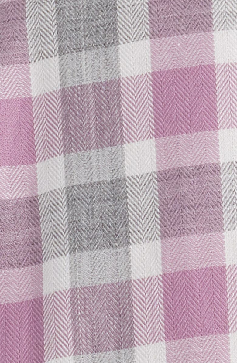 johnnie-O Peirce Check Cotton Button-Up Shirt, Alternate, color, Petal