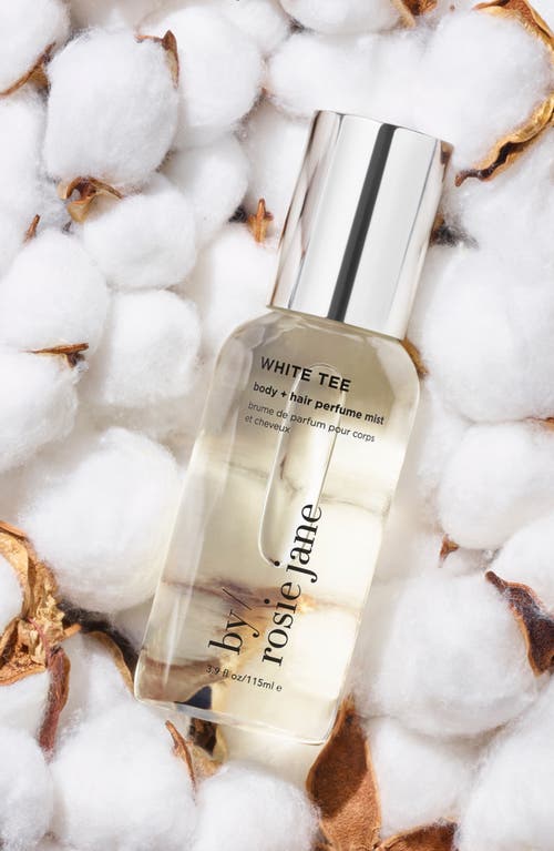 By Rosie Jane White Tee Body & Hair Perfume Mist In Transparent