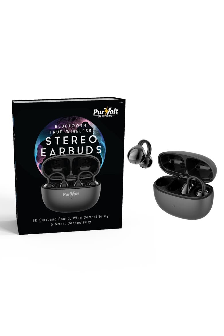 True Wireless Stereo Earbuds - Immersive Sound, Compact Design, All-Day Comfort, Main, color, Black