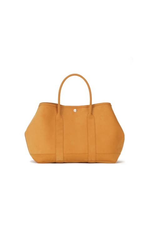 Audrey Velvet Leather Tote Bag