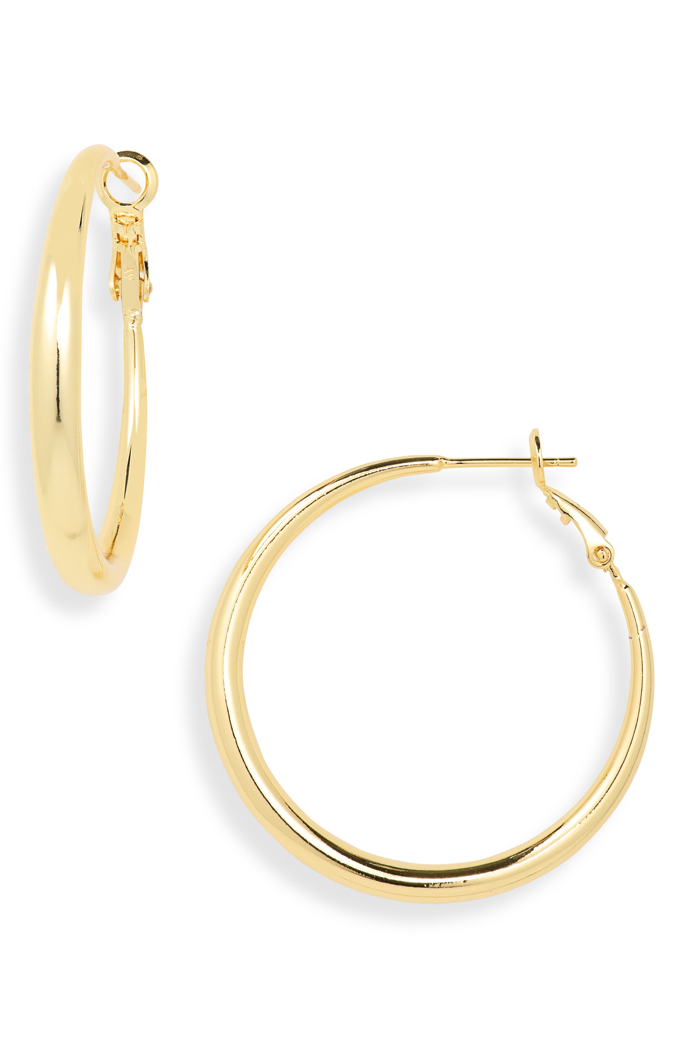 Tubular Hoop Earrings