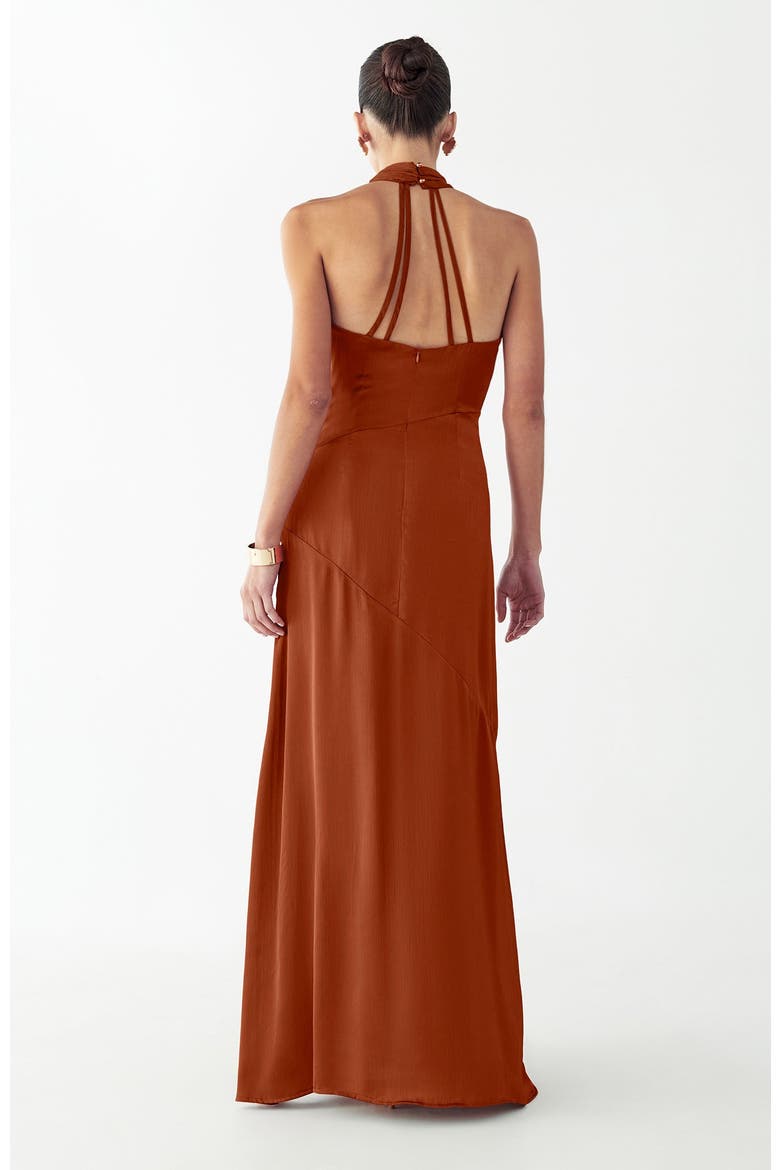 Shaw Maxi Dress, Alternate, color, Copper