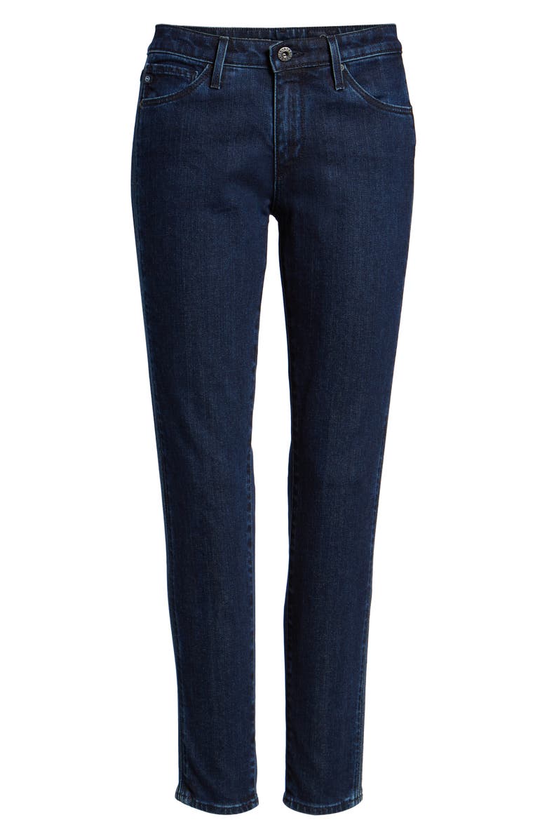 AG The Prima Pintuck Ankle Cigarette Jeans, Alternate, color, 