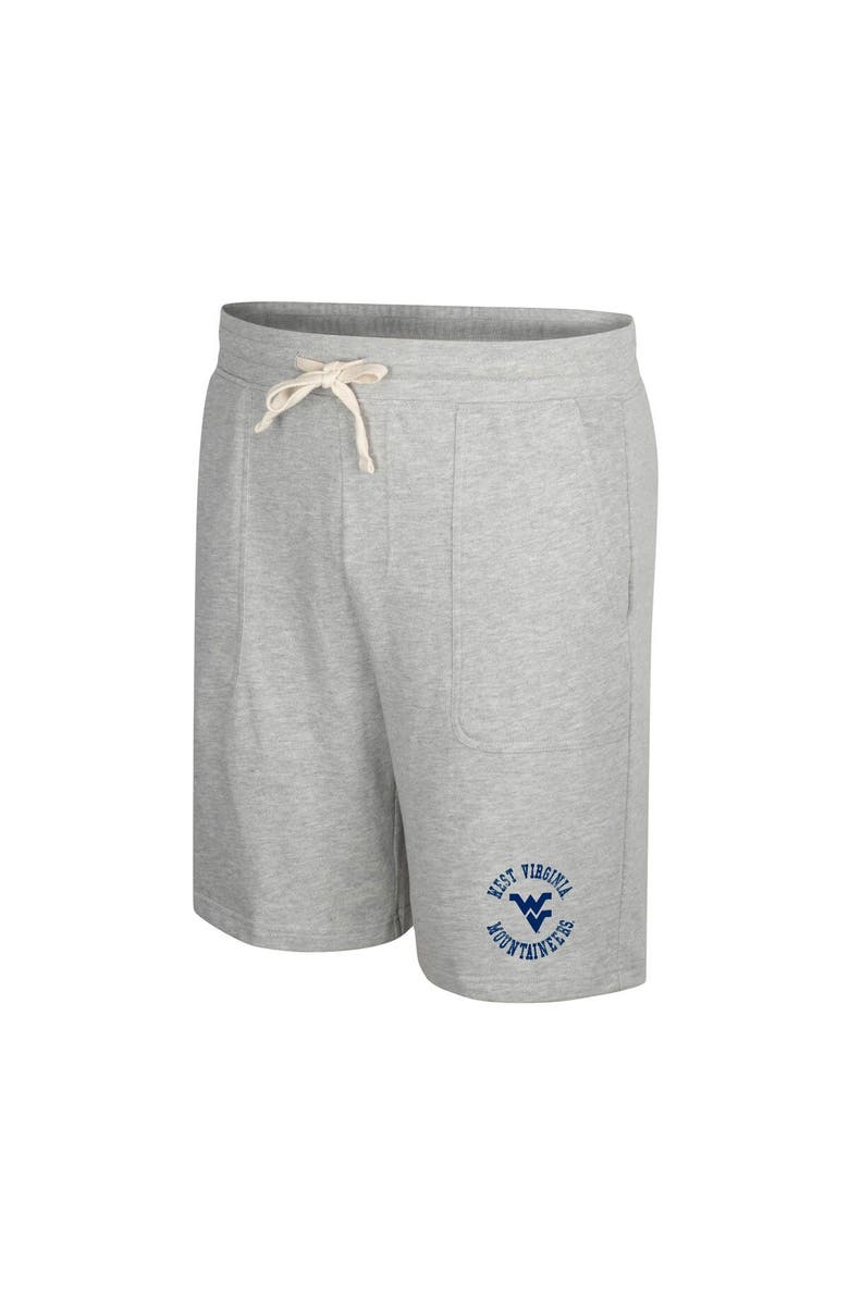 COLOSSEUM Men's Colosseum Heather Gray West Virginia Mountaineers Love To Hear This Terry Shorts, Alternate, color, Heather Gray