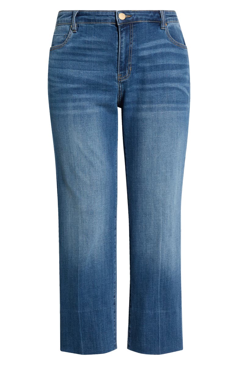 Liverpool Los Angeles Kennedy High Waist Crop Straight Leg Pants, Alternate, color, Newport Beach