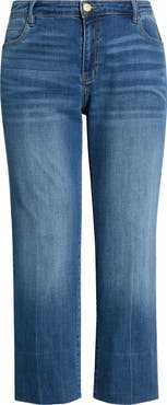 Liverpool Los Angeles Kennedy High Waist Crop Straight Leg Pants