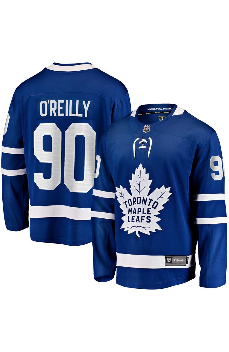 FANATICS Men's Fanatics Branded Ryan O'Reilly Blue Toronto Maple Leafs Home Premier Breakaway Player Jersey, Main, color, 