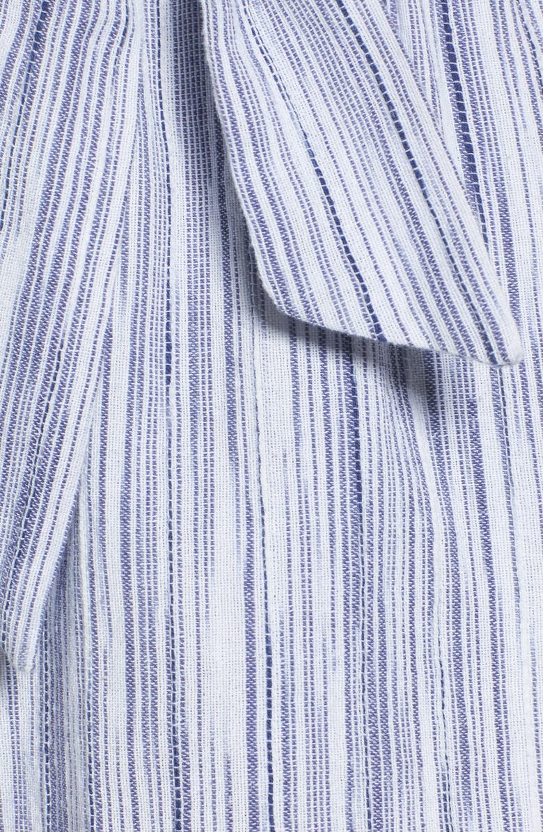 Amuse Society Stripe Paperbag Waist Shorts, Alternate, color,