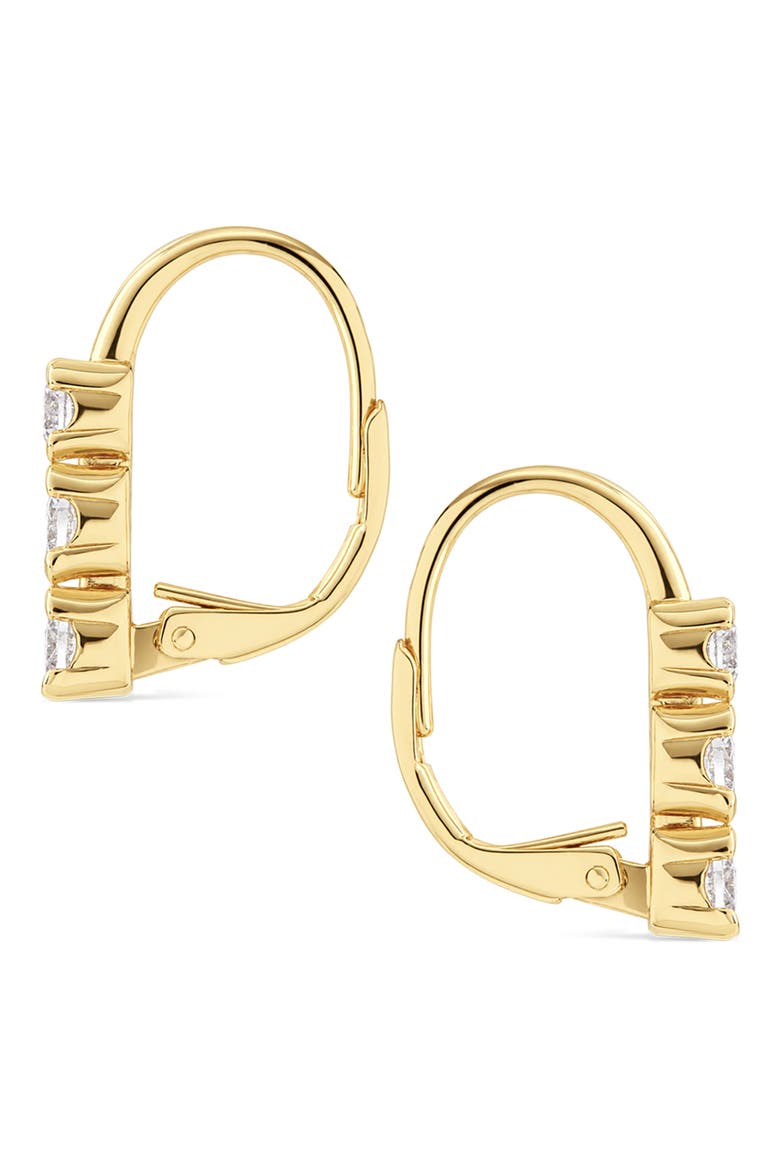 Cascading Crystal Drop Earrings, Alternate, color, GOLD