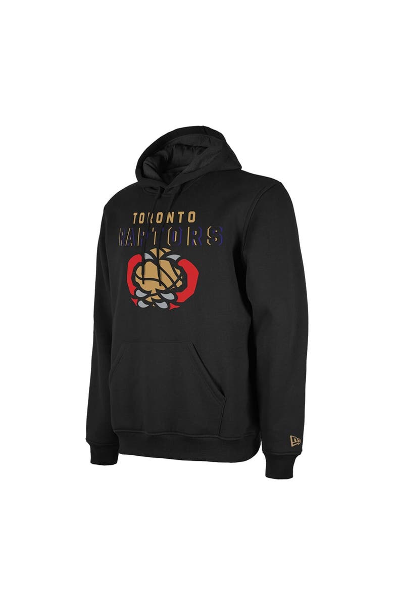 New Era Men's New Era Black Toronto Raptors 2024/25 City Edition Pullover Hoodie, Alternate, color, Black