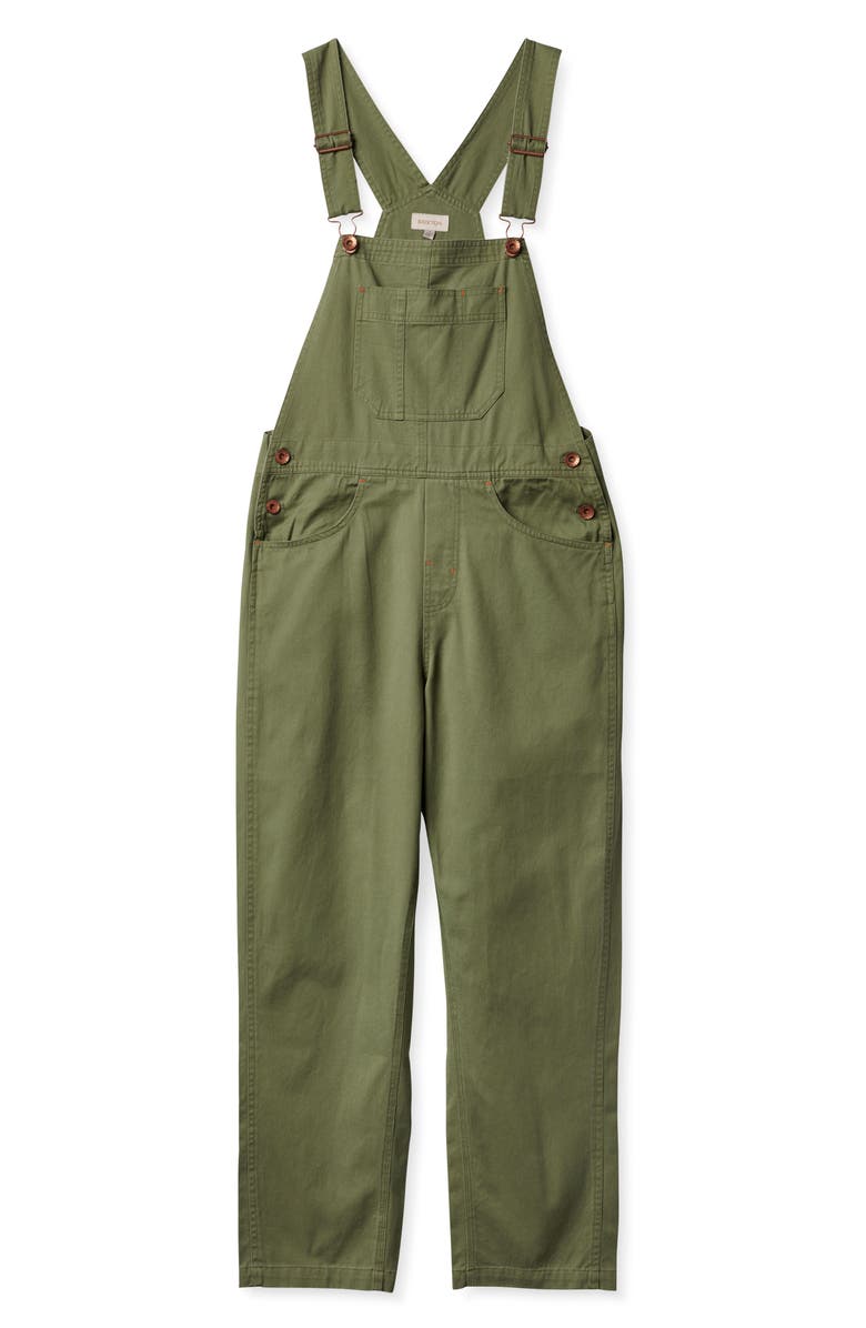 Brixton Costa Cotton Overalls, Alternate, color, 