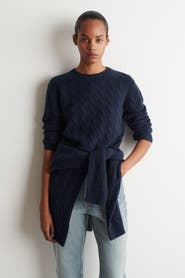 COS Cable-knit Cashmere Sweater