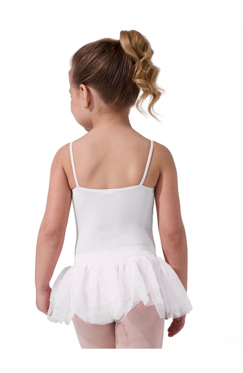 CAPEZIO Ruffle Yoke Tutu Dress, Alternate, color, White