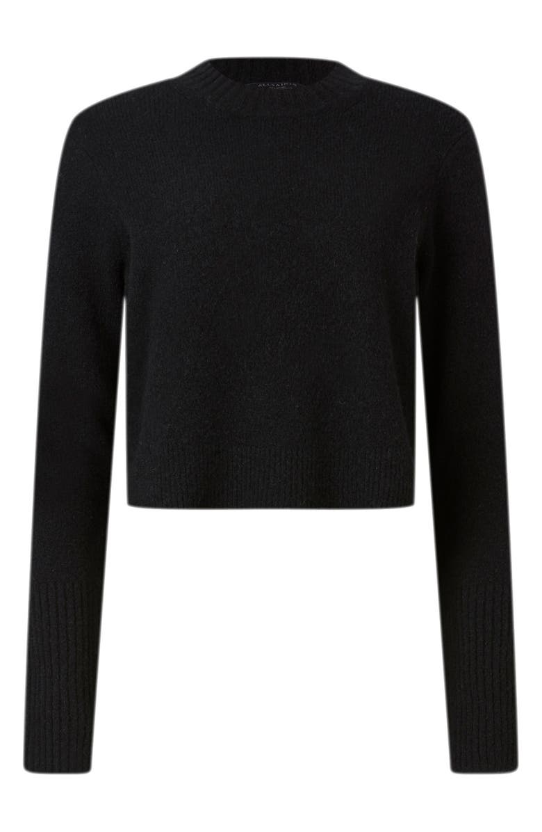 AllSaints Wick Alpaca Blend Crop Sweater, Alternate, color,
