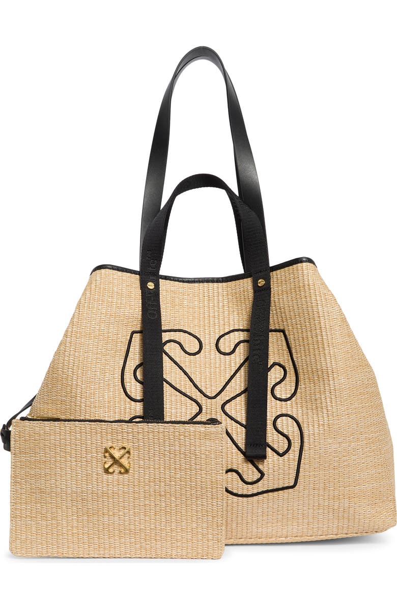 Off-White Classic Day Off Large Tote Bag, Alternate, color, Natural