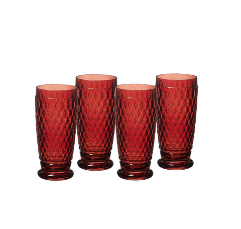 Boston coloured Set of 4 Hiball