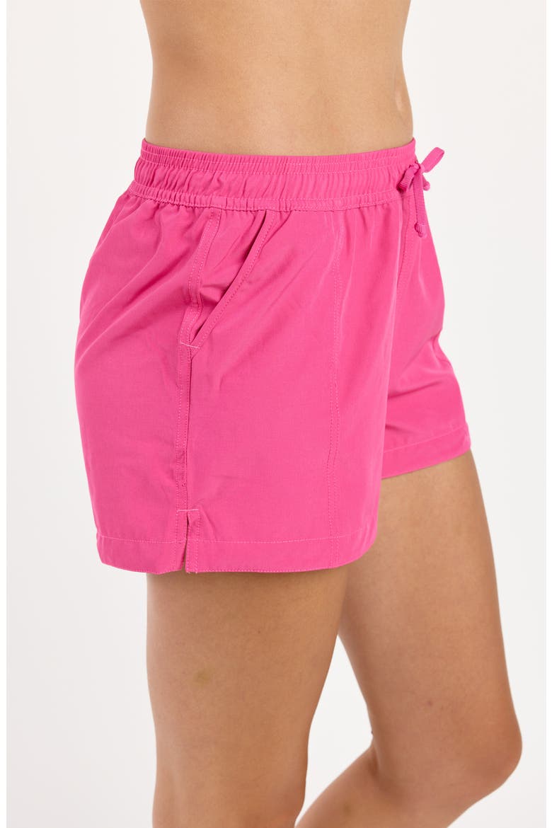 Plus Size 2"-3" Board Shorts, Alternate, color, Magenta