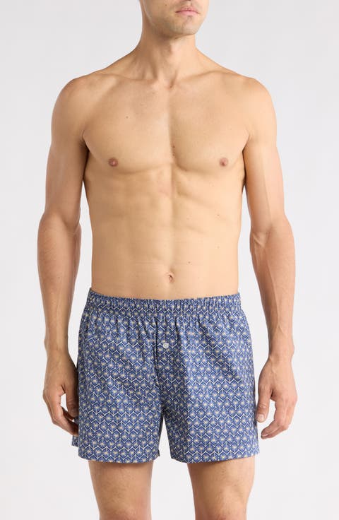 Modern Woven Stretch Cotton Boxers