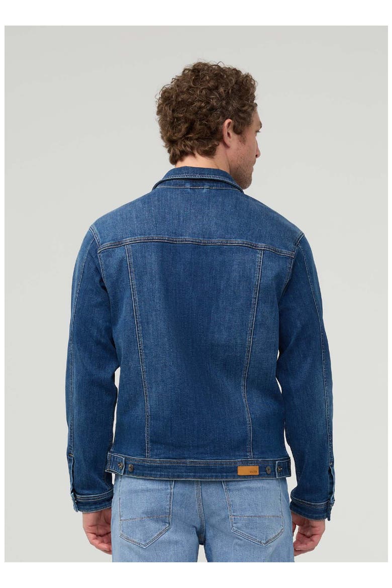 Performance Denim All Season Trucker Jacket, Alternate, color, Alpine-Indigo