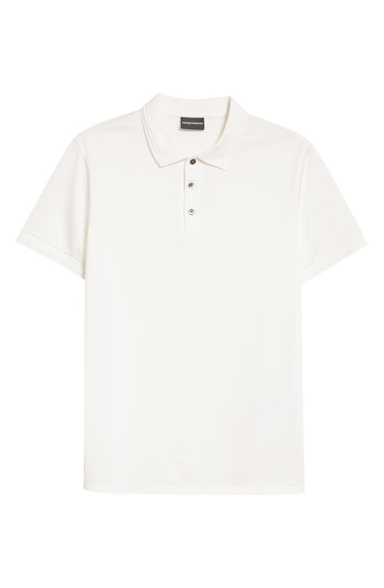 Emporio Armani Rib Collar Polo, Alternate, color,